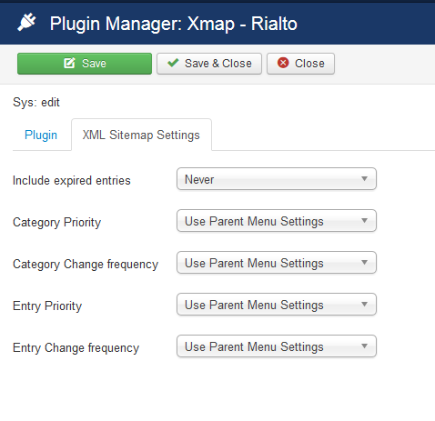 Rialto XMap Plugin Parameters -2.